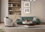 Atelier Del Sofa Bonjo Walnut Verde